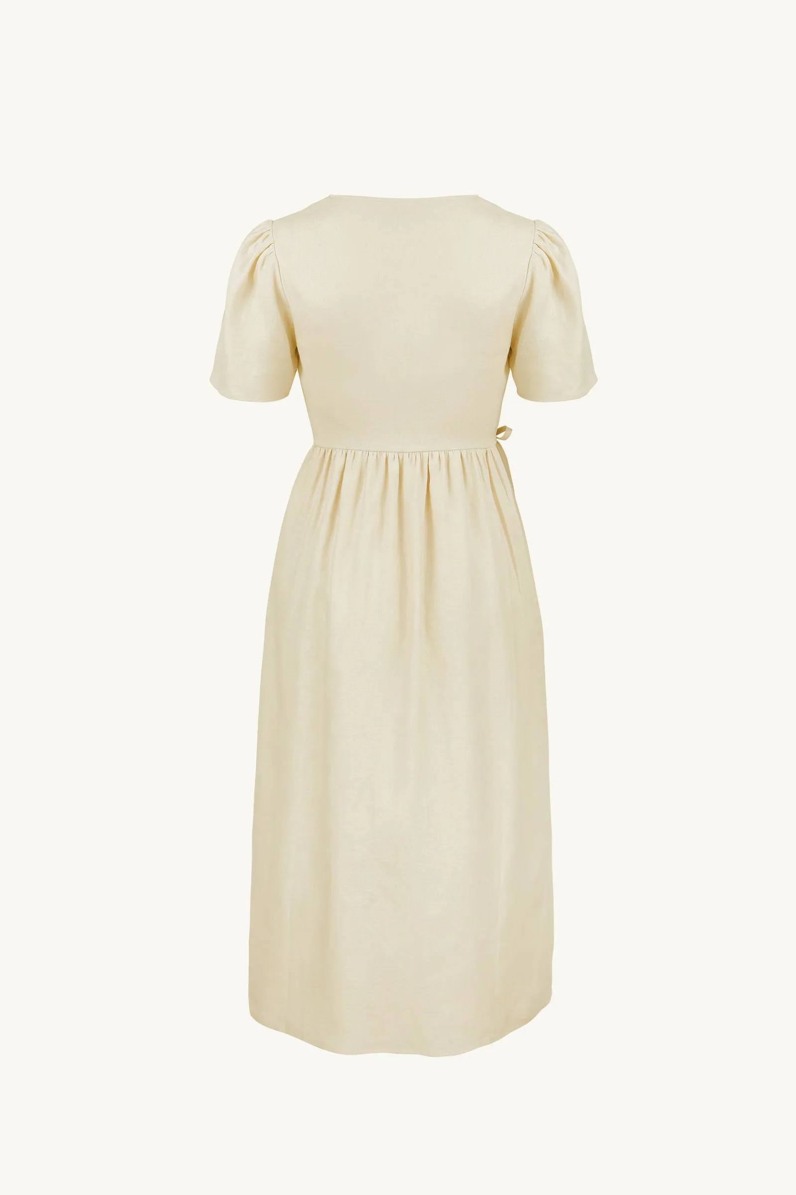 Tulip Wrap Dress -- Linen