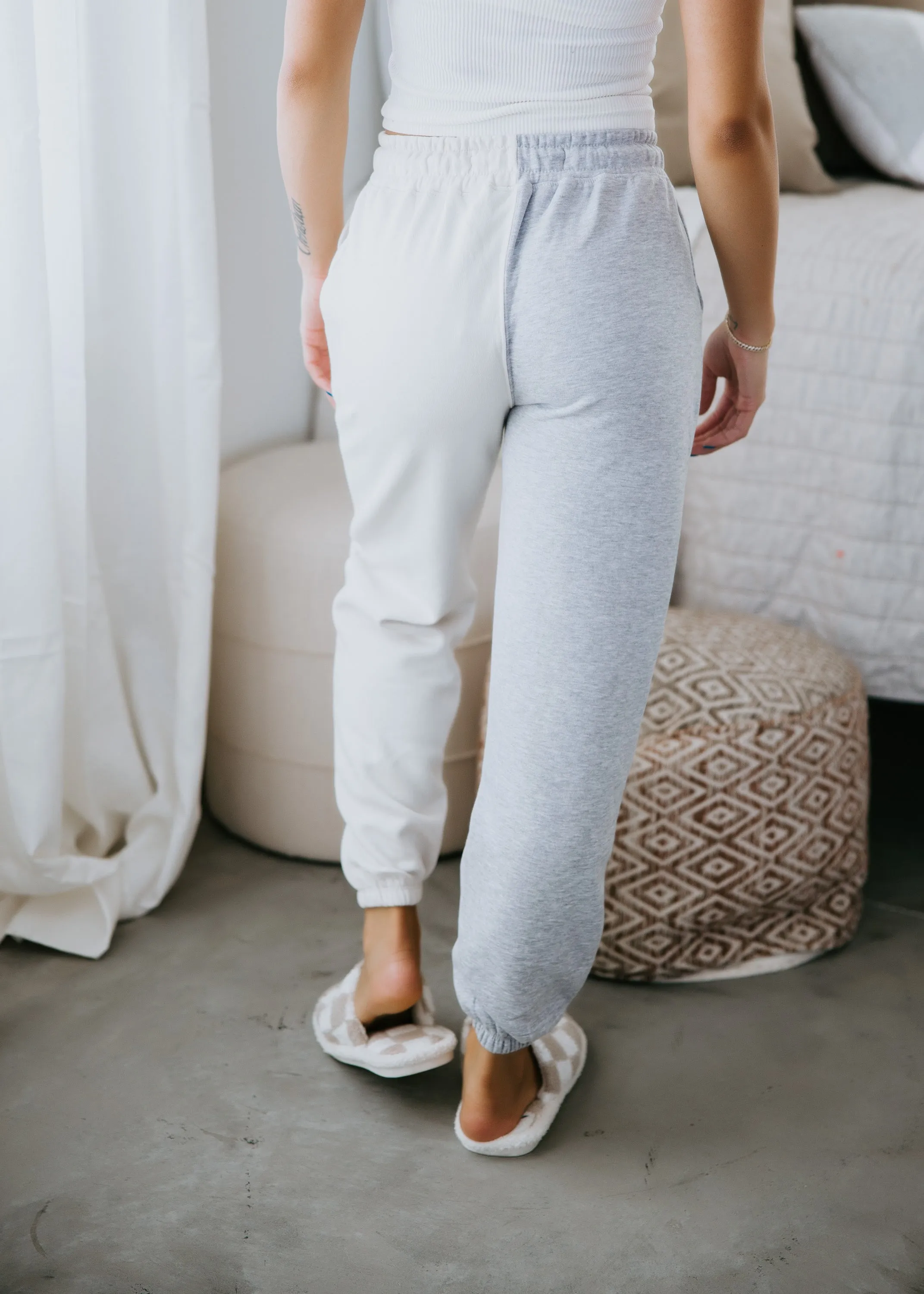 Ultra Soft Colorblock Sweatpants by Chelsea DeBoer