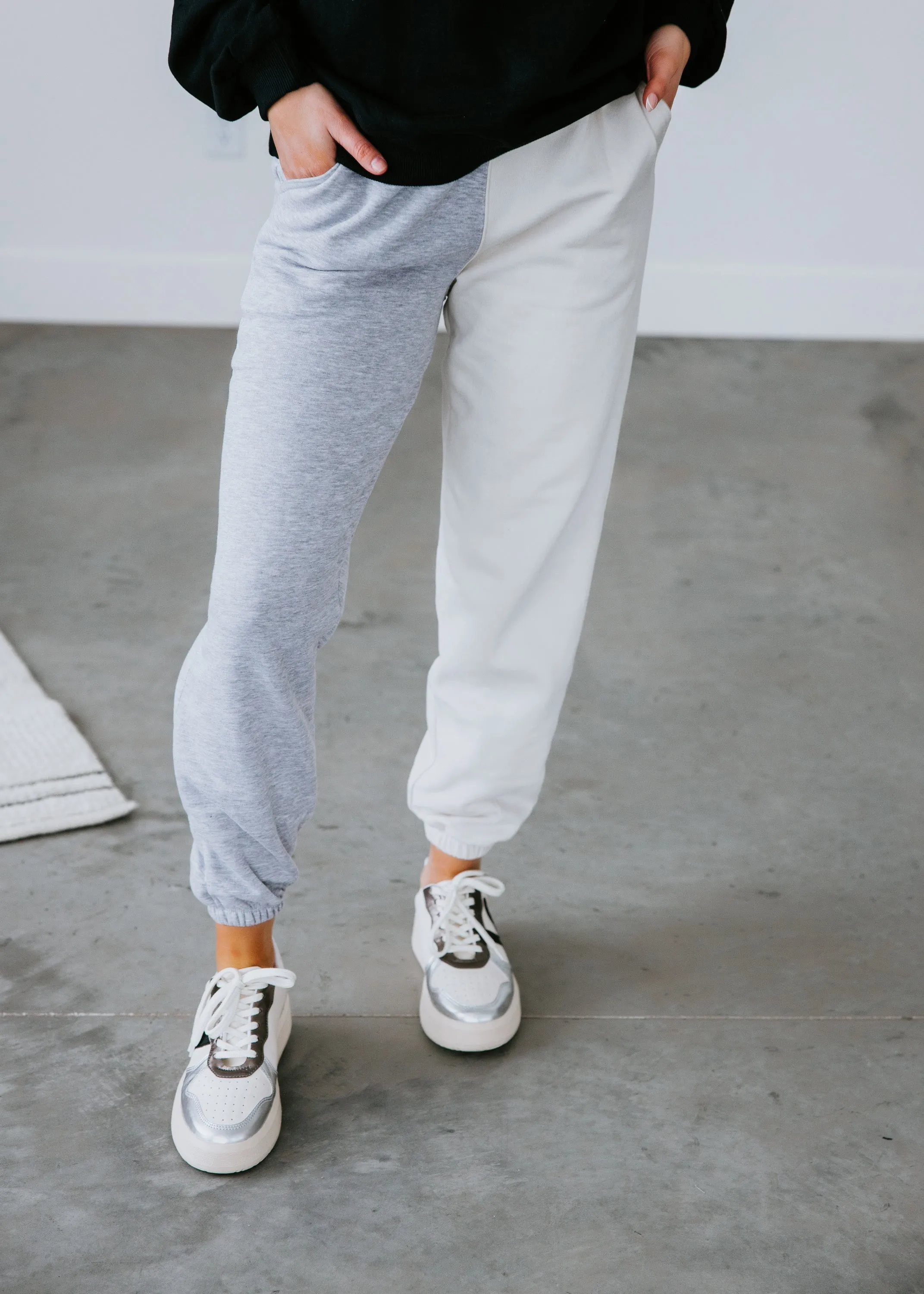 Ultra Soft Colorblock Sweatpants by Chelsea DeBoer