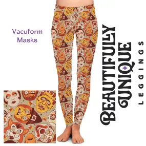 Vacuform Masks Halloween Leggings