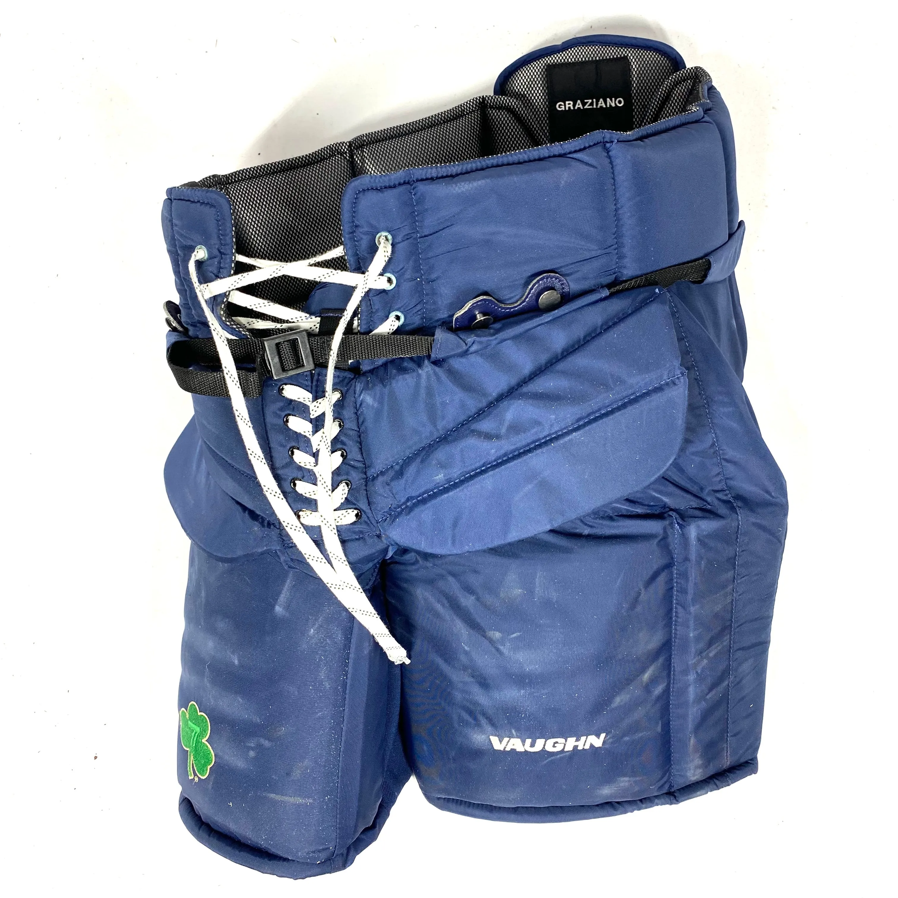 Vaughn Pro Custom - Used NCAA Pro Stock Goalie Pants (Navy)