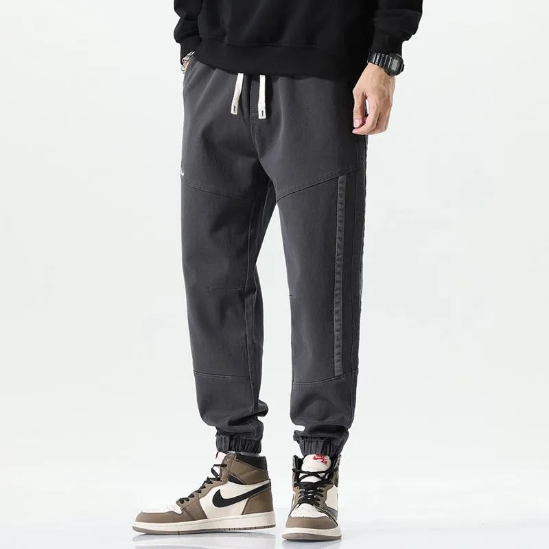 Versatile Tapered Sports Elasticity Elastic Waist Casual Loose Fit Sweatpant