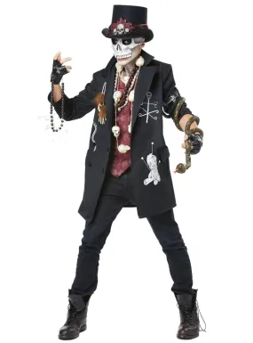 Voodoo Dude Mens Plus Size Halloween Costume