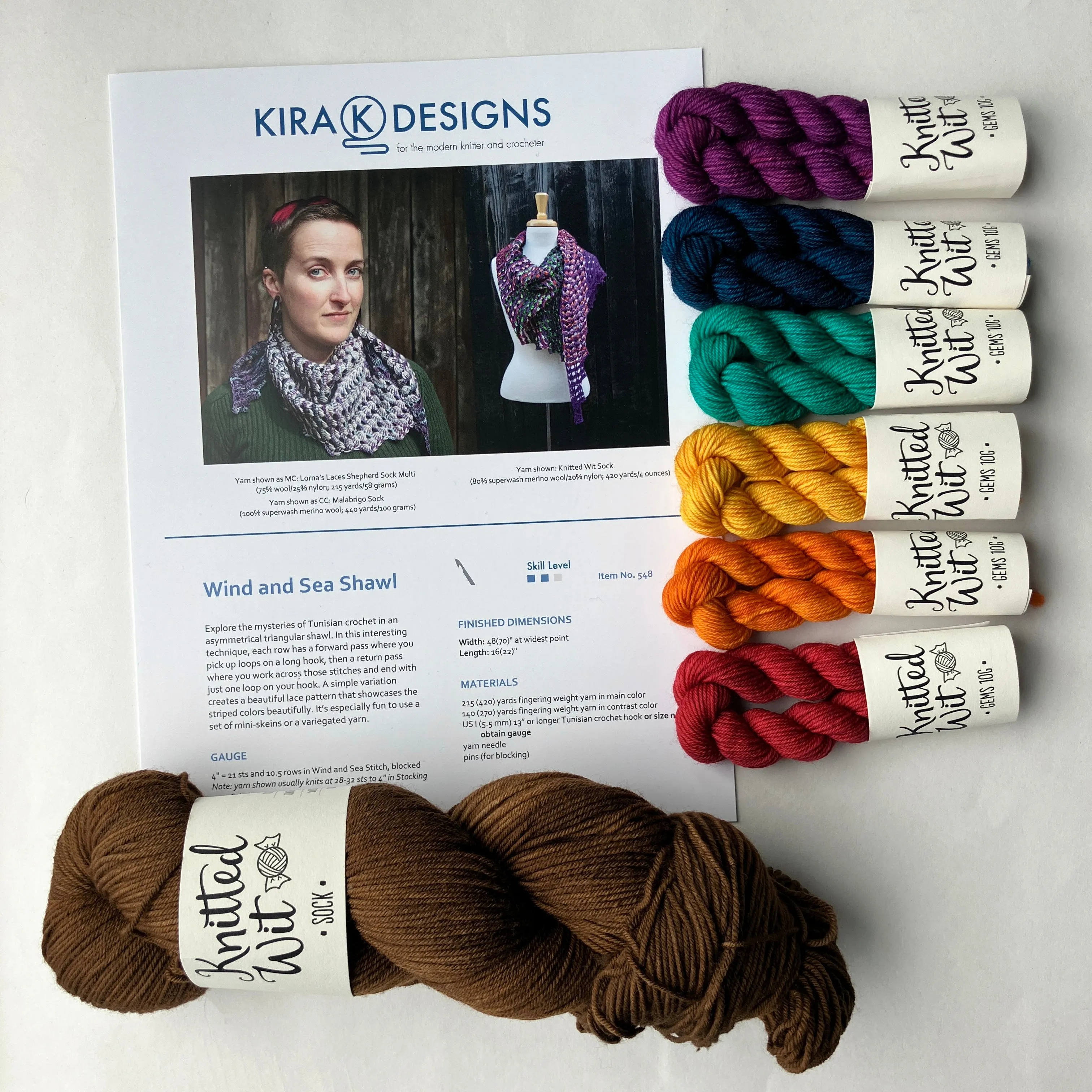 Wind and Sea Shawl Kit