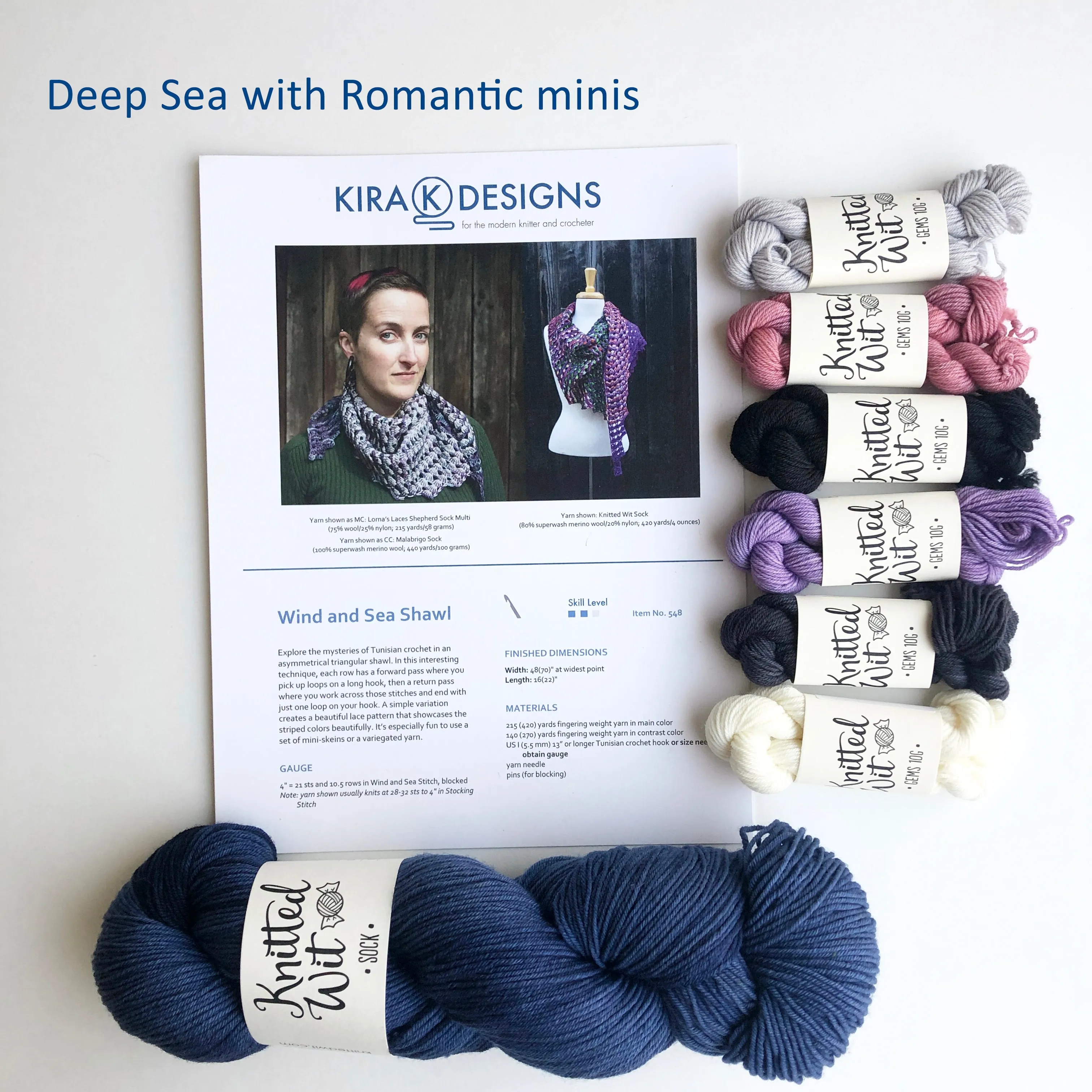 Wind and Sea Shawl Kit