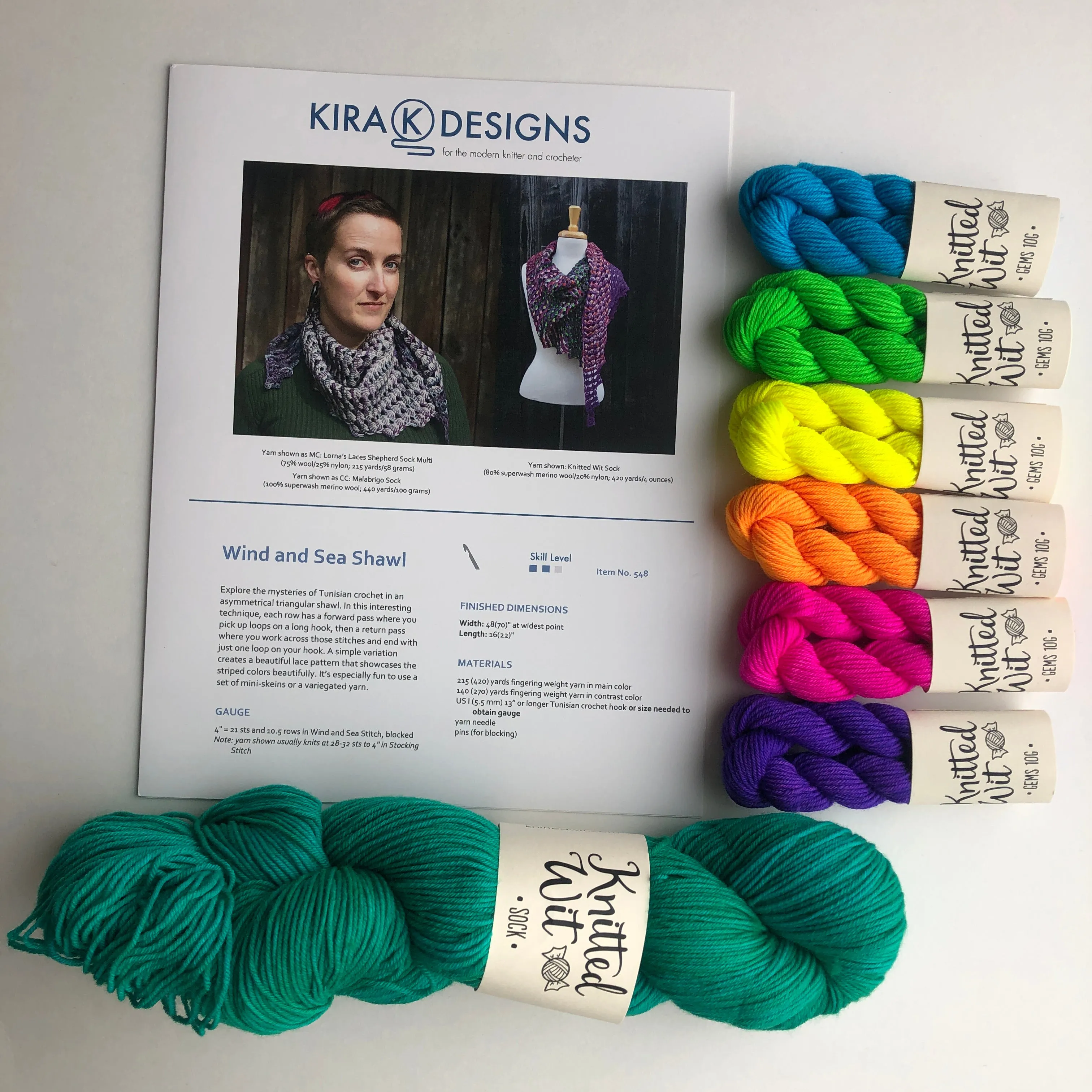 Wind and Sea Shawl Kit