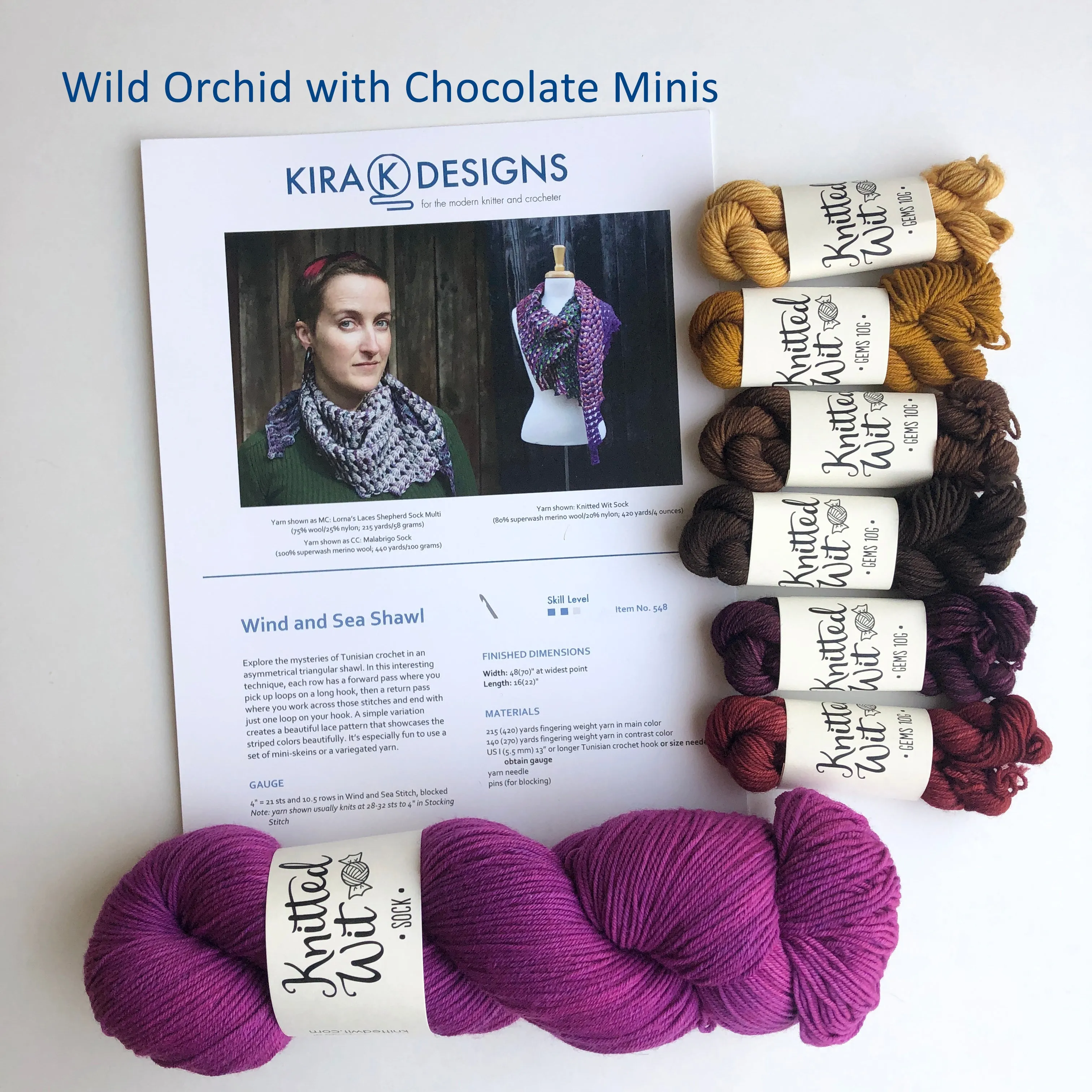 Wind and Sea Shawl Kit