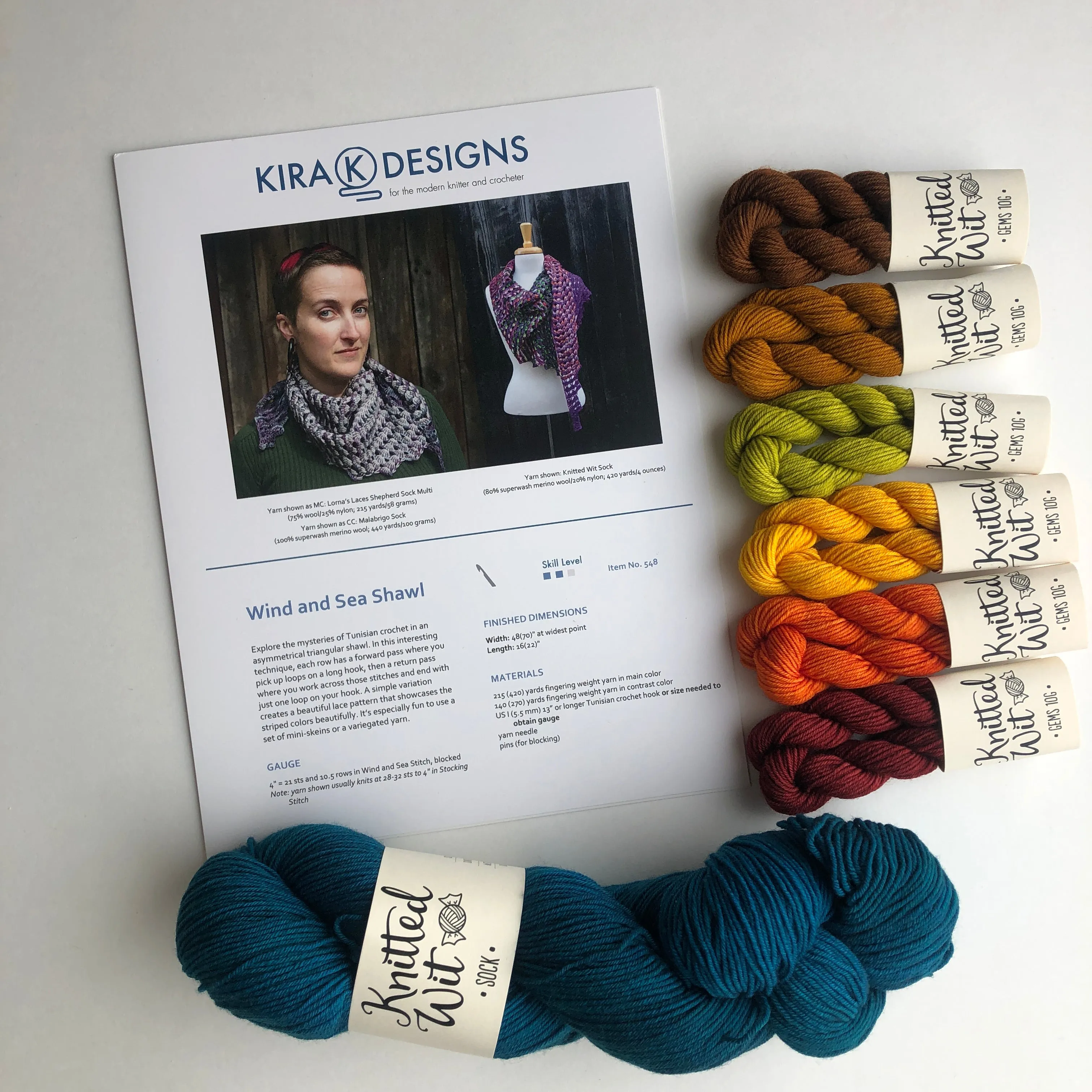 Wind and Sea Shawl Kit