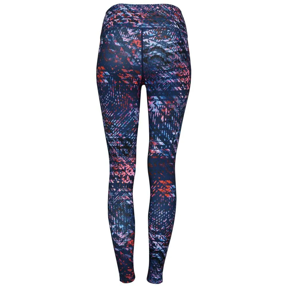 Womens Nyx Tights (Grapefruit/Navy Print)