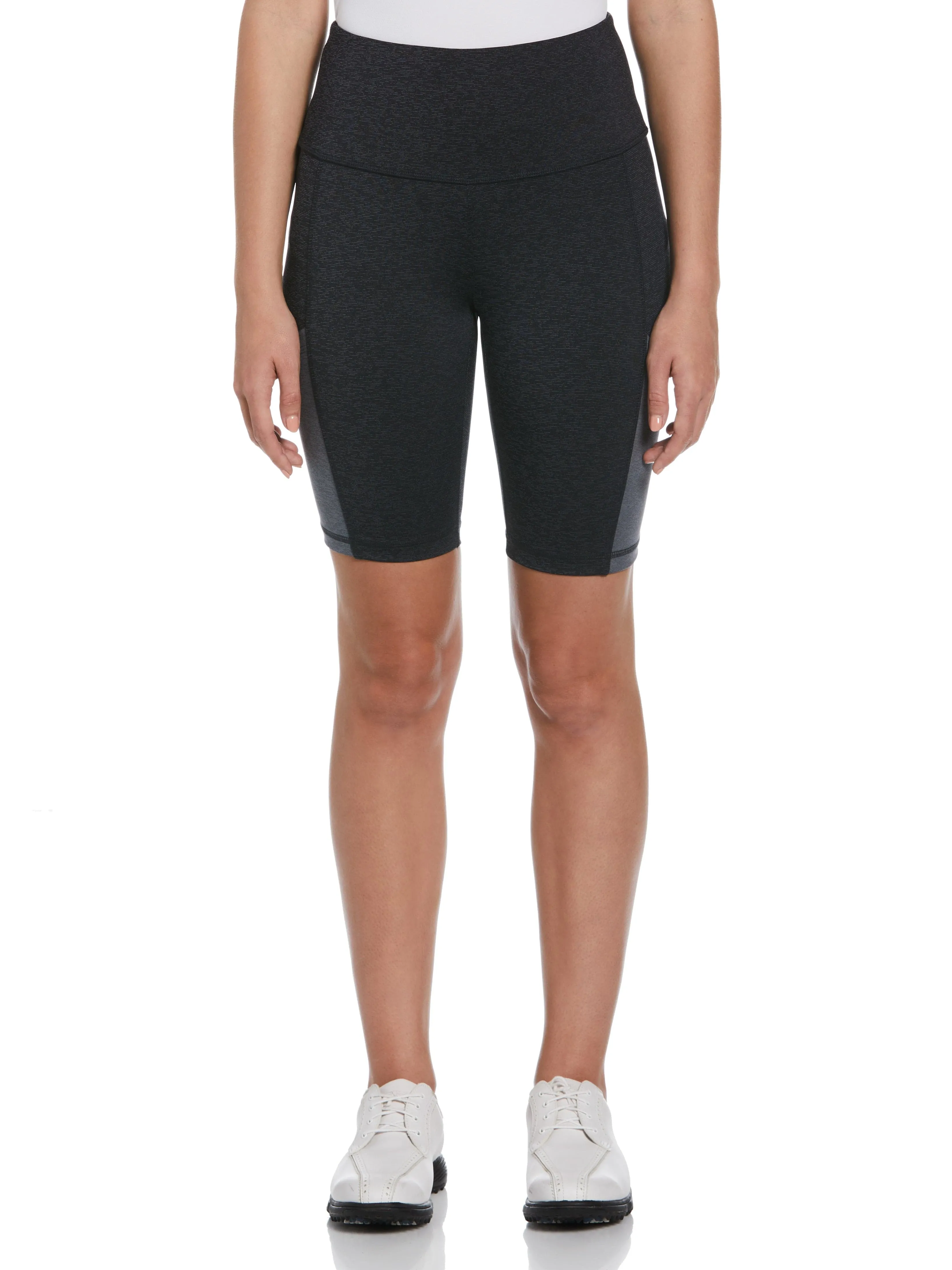 Women's Space Dye 9" Biker Golf Short with Pockets