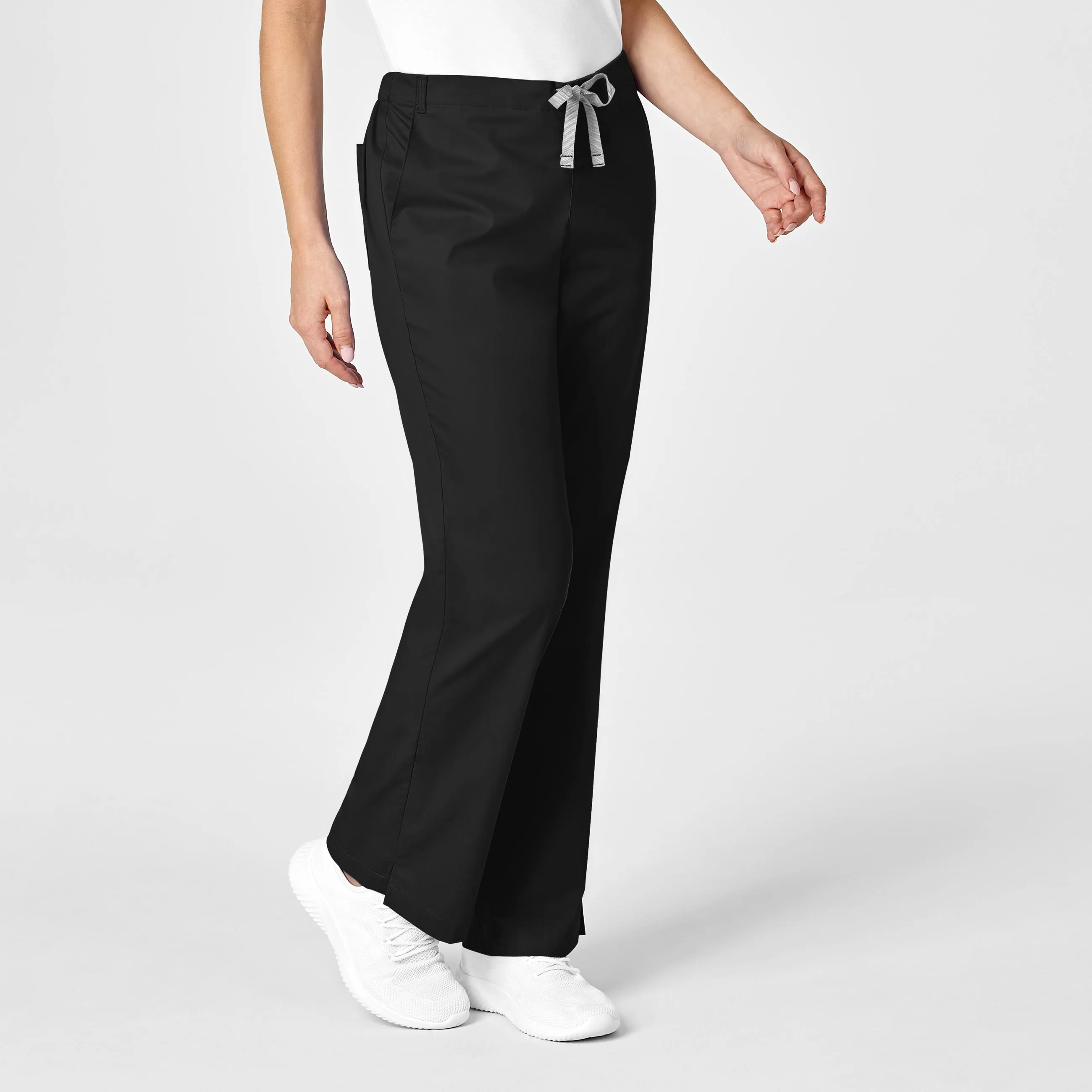 WonderWORK Women's Flare Leg Scrub Pant - Black