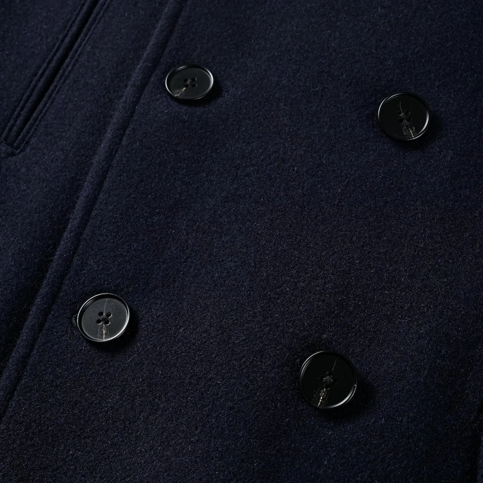 WOOL PEACOAT - A.MOON - 3 colors