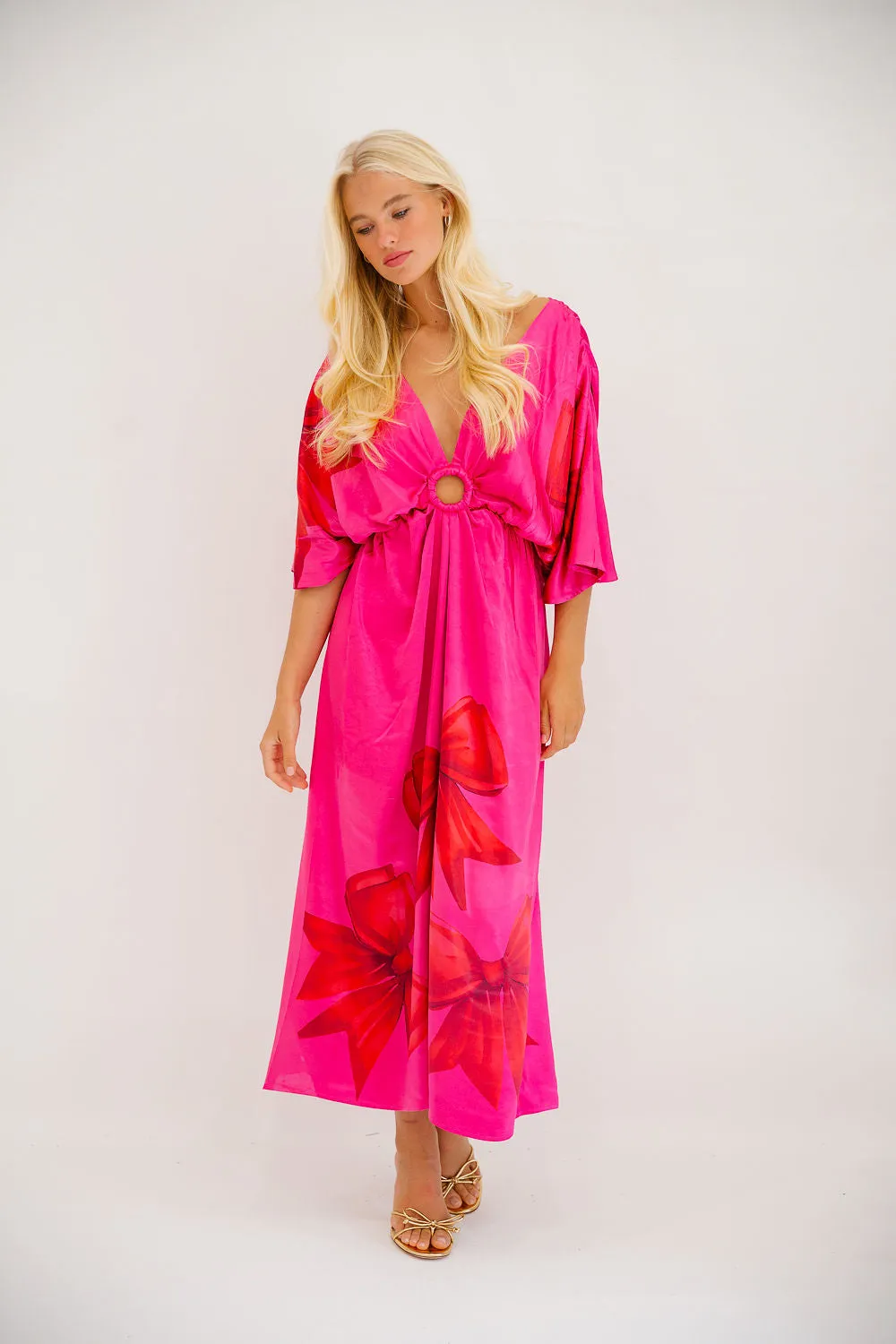 WRAP QUEEN PINK DRESS