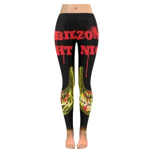 zombie night Women's Low Rise Leggings (Invisible Stitch)