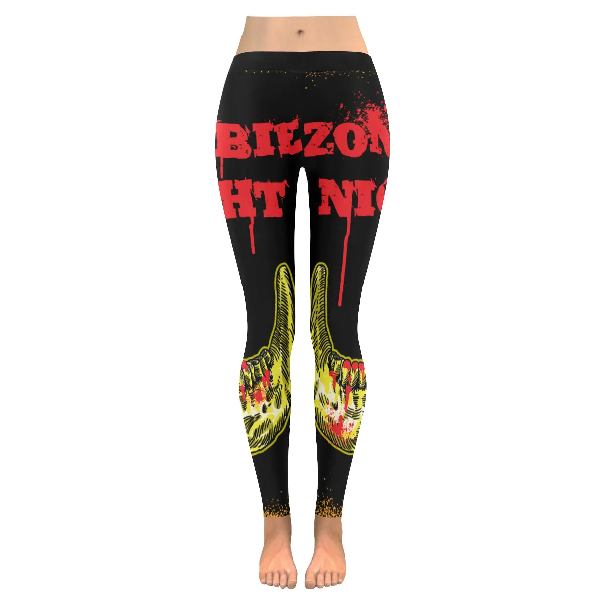 zombie night Women's Low Rise Leggings (Invisible Stitch)